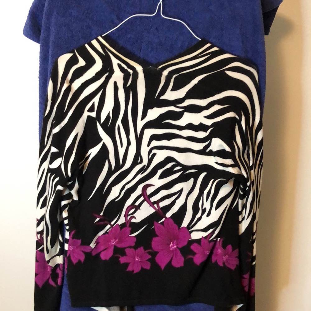 Beautiful Leopard Print And Fuchsia Flowered Card… - image 4